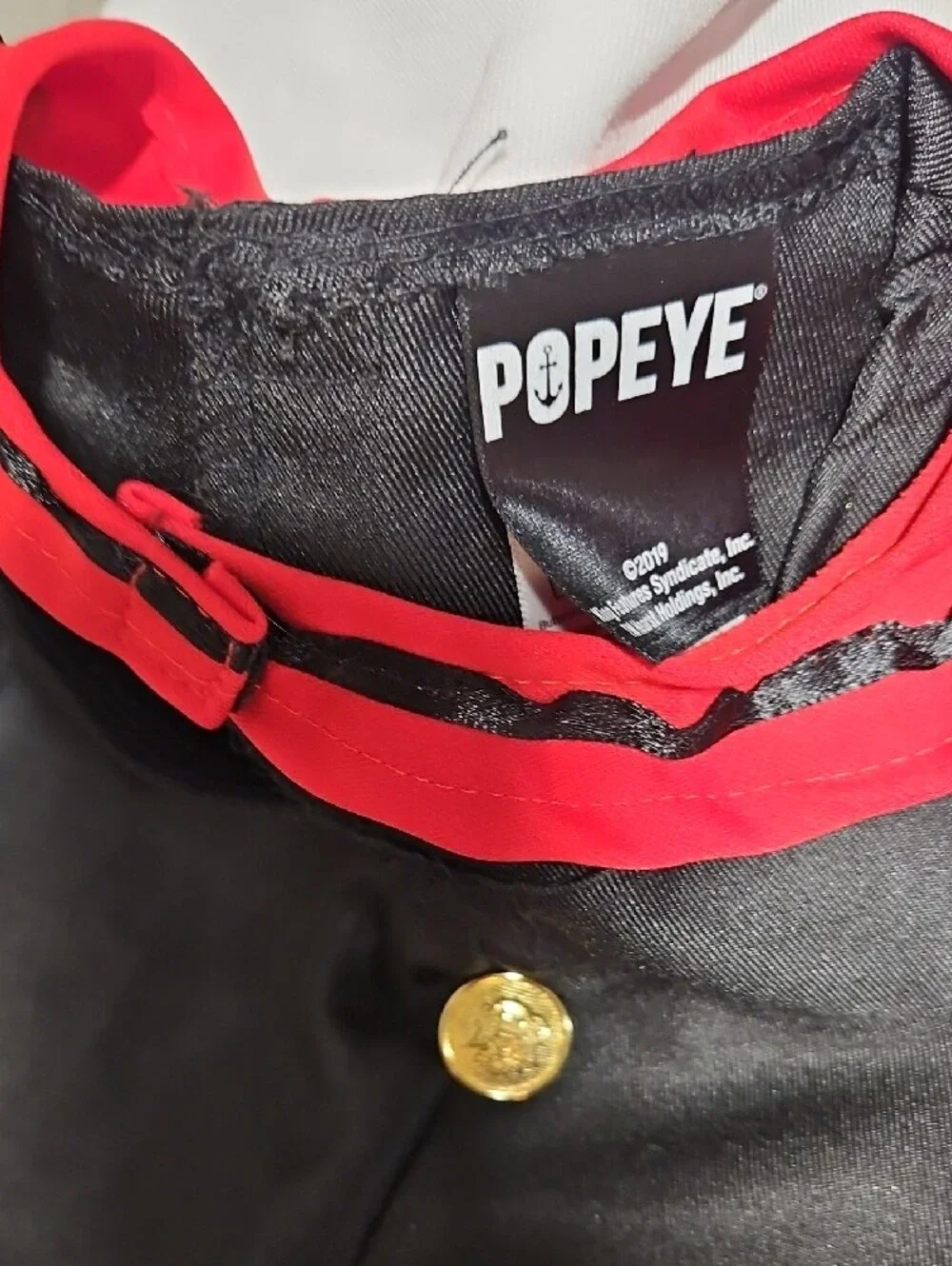 Popeye Kids Costume Set in Blue, Black, Red
